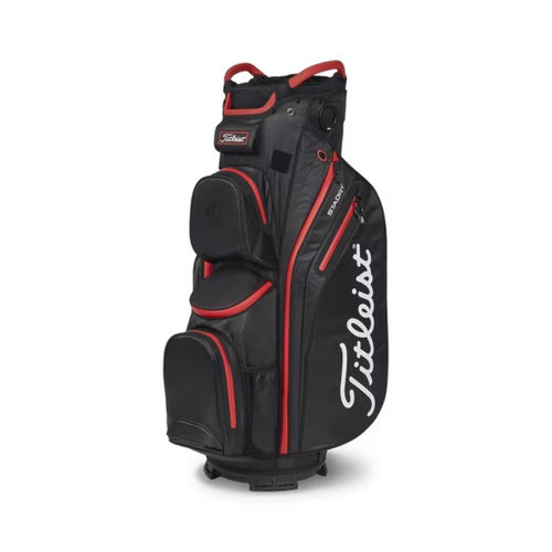 Titleist Cart 14 StaDry Bag Black Red