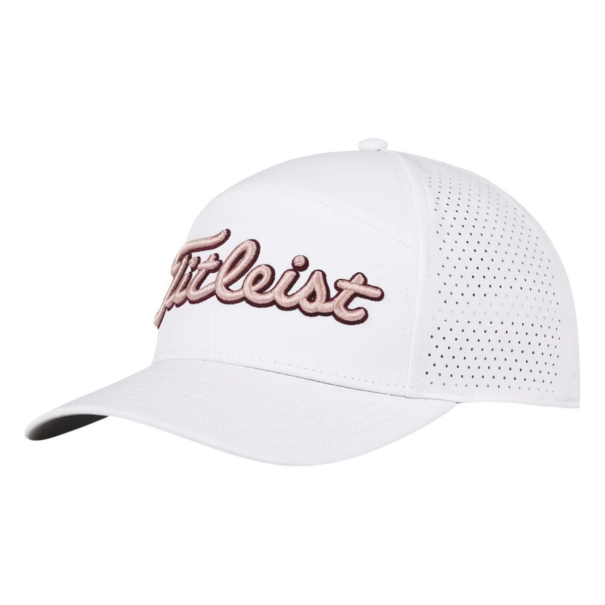 Titleist Diego Hat - Previous Season Style White Soft Pink Burgundy OSFA