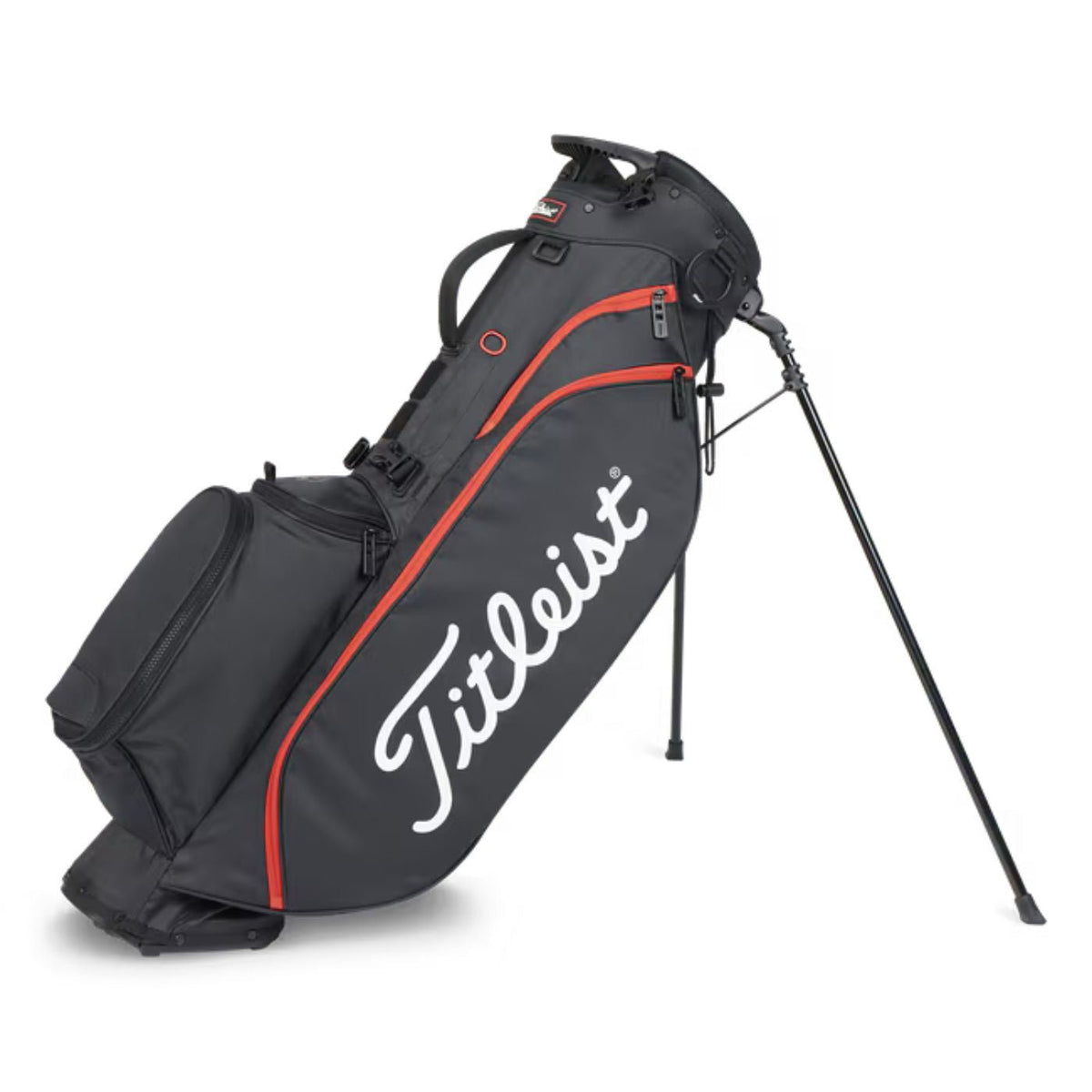 Titleist Players 4 Stand Bag Black Red
