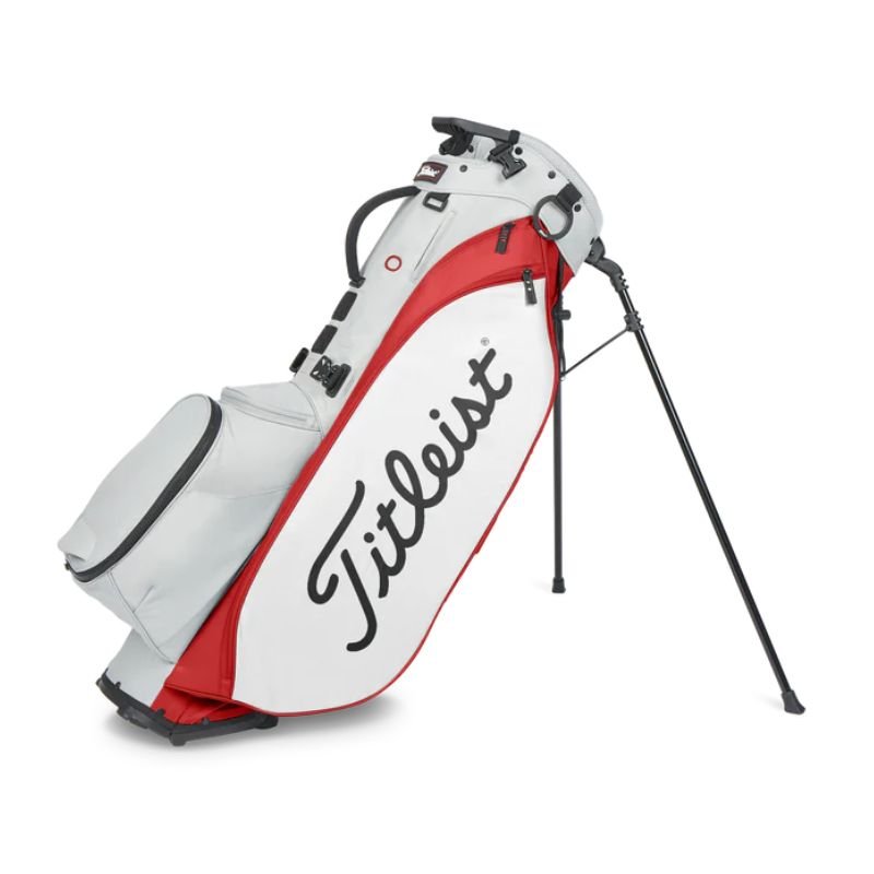 Titleist Players 5 Stand Bag - Previous Season Style Gray Red White