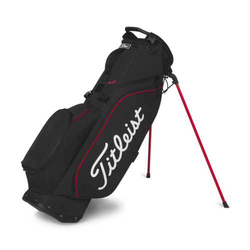 Titleist Players S4 Stand Bag Black Red White