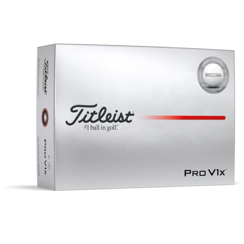 Titleist Pro V1x Enhanced Alignment Golf Balls White