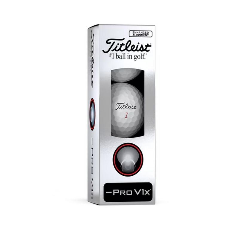 Titleist Pro V1x Left Dash Enhanced Alignment Prior Gen. Golf Balls