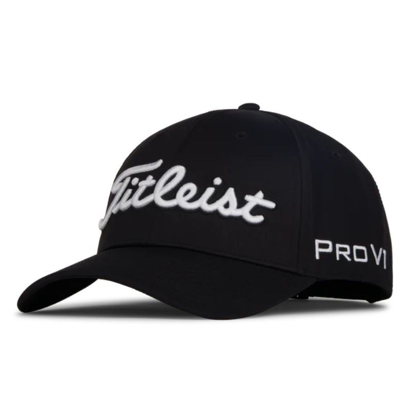 Titleist Tour Performance Hat - Previous Season Black White OSFA