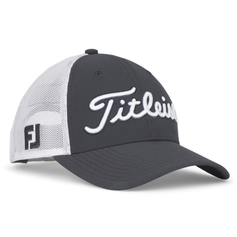 Titleist Tour Performance Mesh Hat Charcoal White OSFA