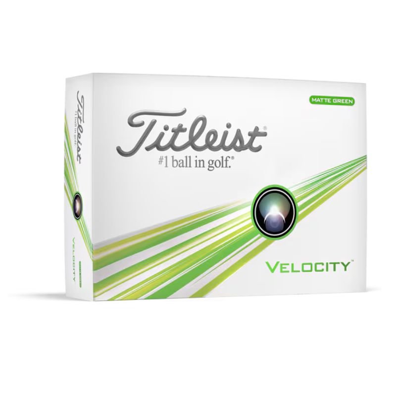 Titleist Velocity Golf Balls Matte Green