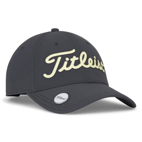 Titleist Women's Players Performance Ball Marker Hat Charcoal Lemon OSFA