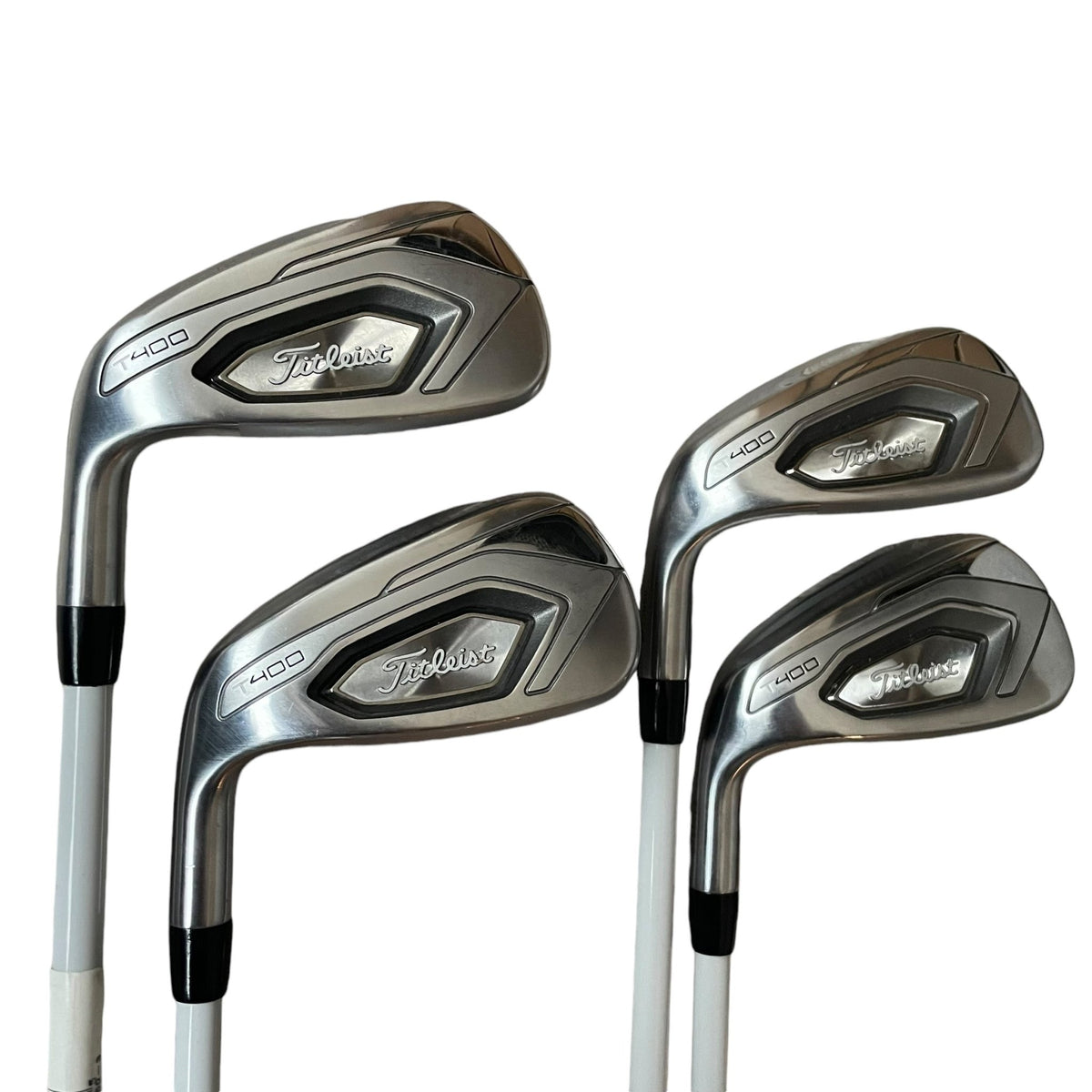 Titleist Women's T400 Partial Iron Set - 9-PW, GW, SW - Graphite - Demo Left Ladies Graphite - Fubuki MV 44
