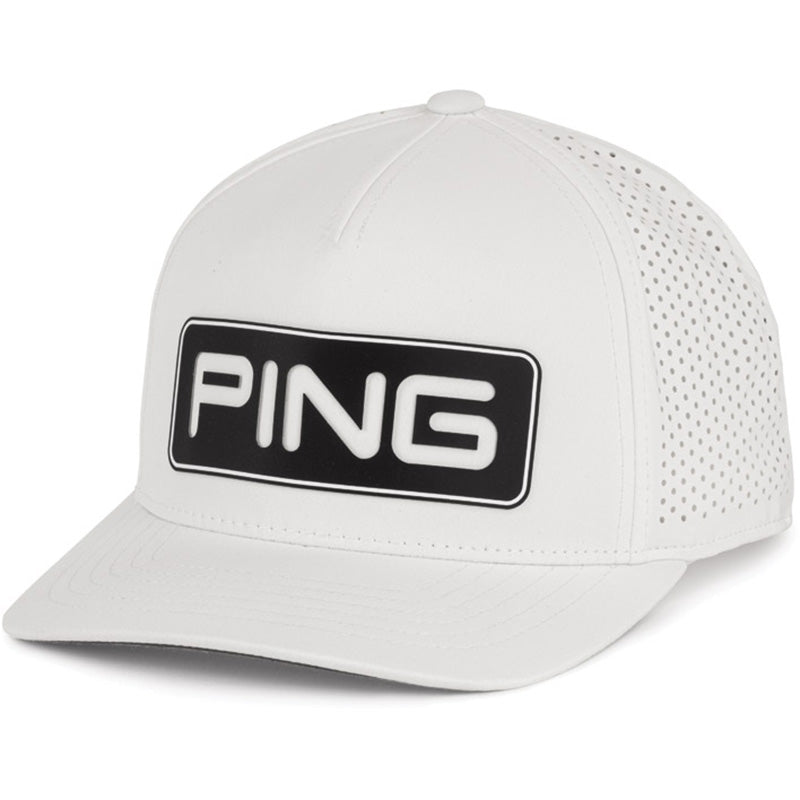 PING Tour Vented Delta Hat Hat Ping White OSFA 