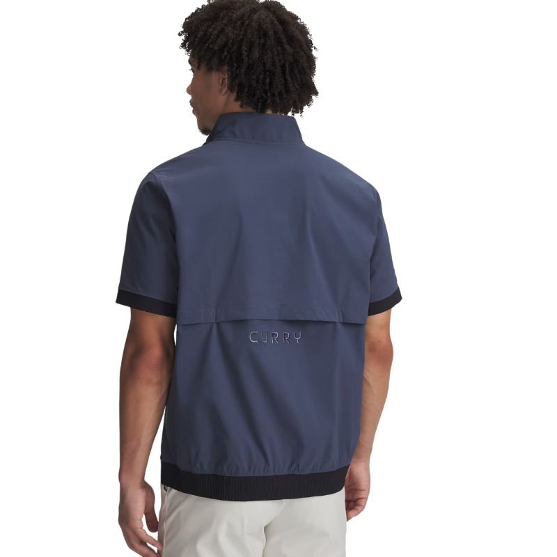 Under Armour Curry Golf Shooting Shirt Downpour Gray/White