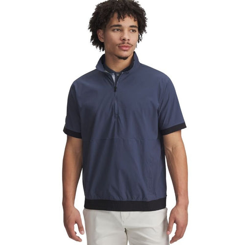 Under Armour Curry Golf Shooting Shirt Downpour Gray/White SMALL