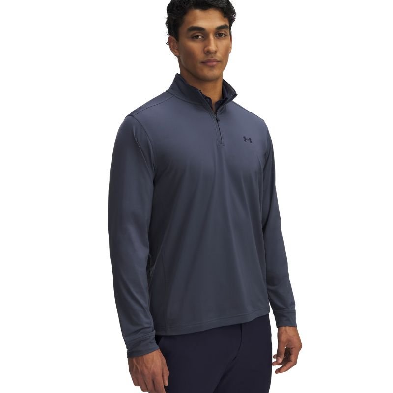 Under Armour Drive 1/4 Zip Downpour Gray/Midnight Navy