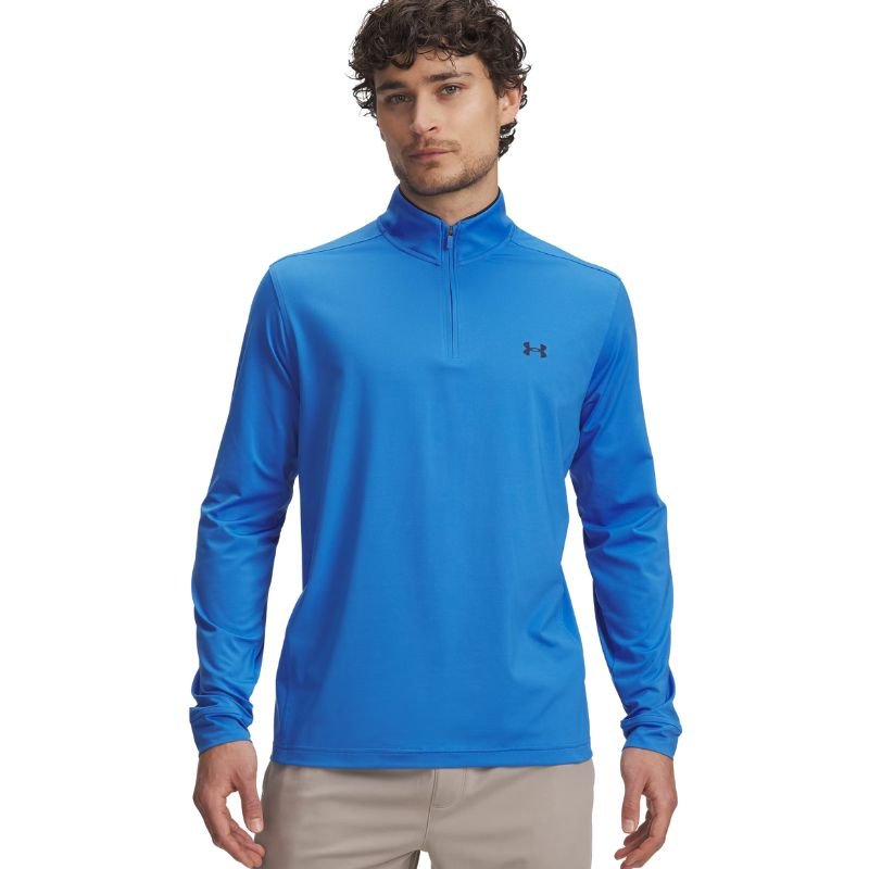 Under Armour Drive 1/4 Zip Blue Atlantis/Midnight Navy