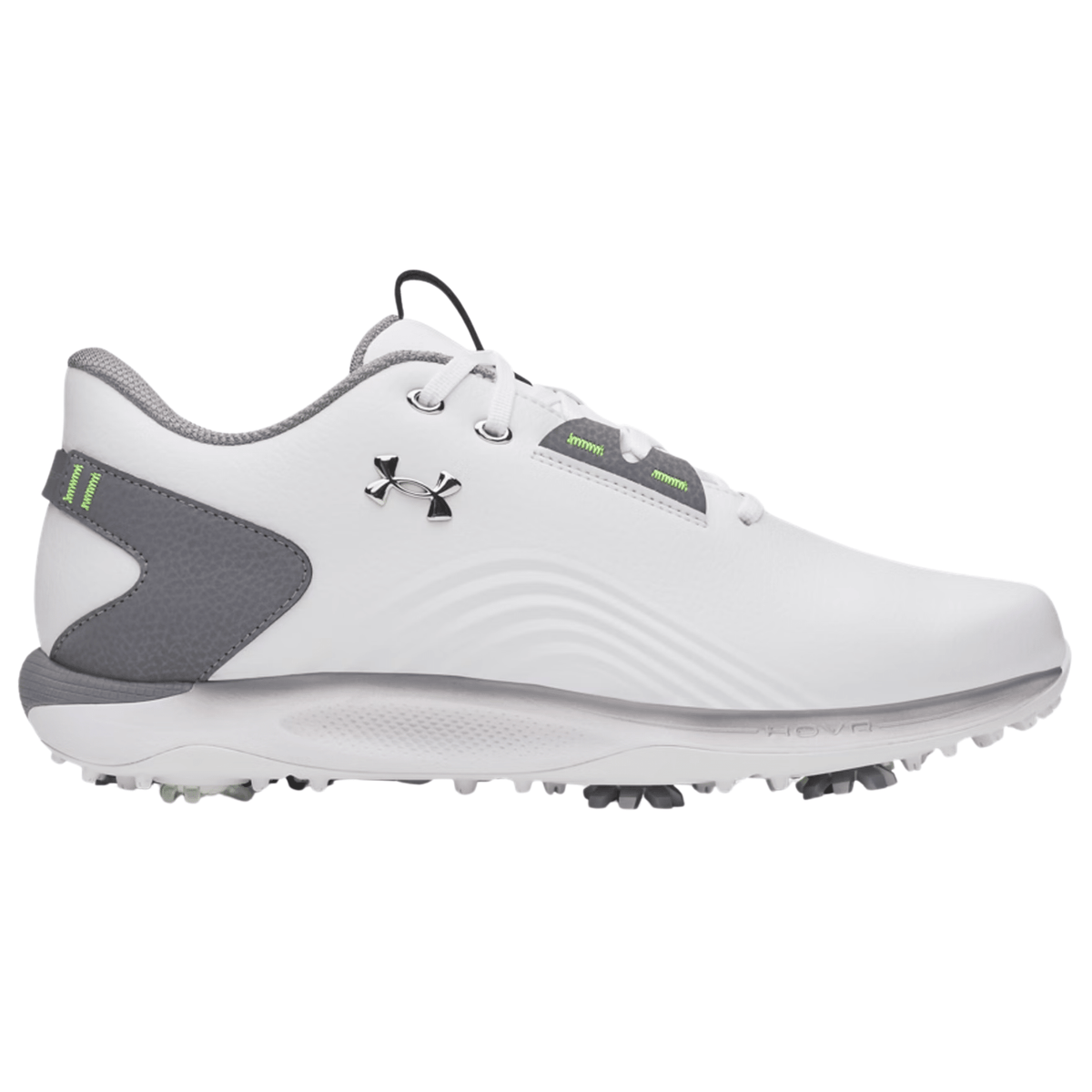 Under Armour Drive Fade 2 Golf Shoes White Metallic Silver Medium