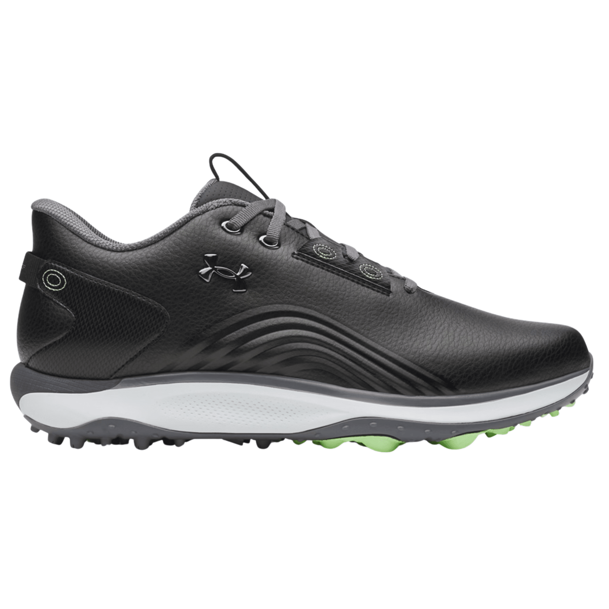 Under Armour Drive Fade 2 Spikeless Golf Shoes Black Metallic Gun Metal Medium