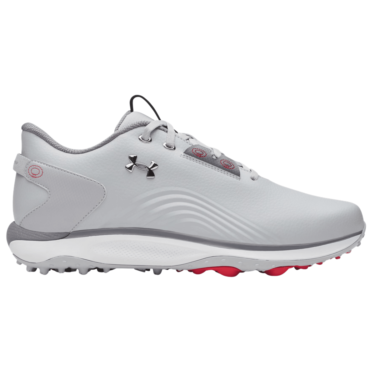 Under Armour Drive Fade 2 Spikeless Golf Shoes Mod Gray Metallic Silver Medium