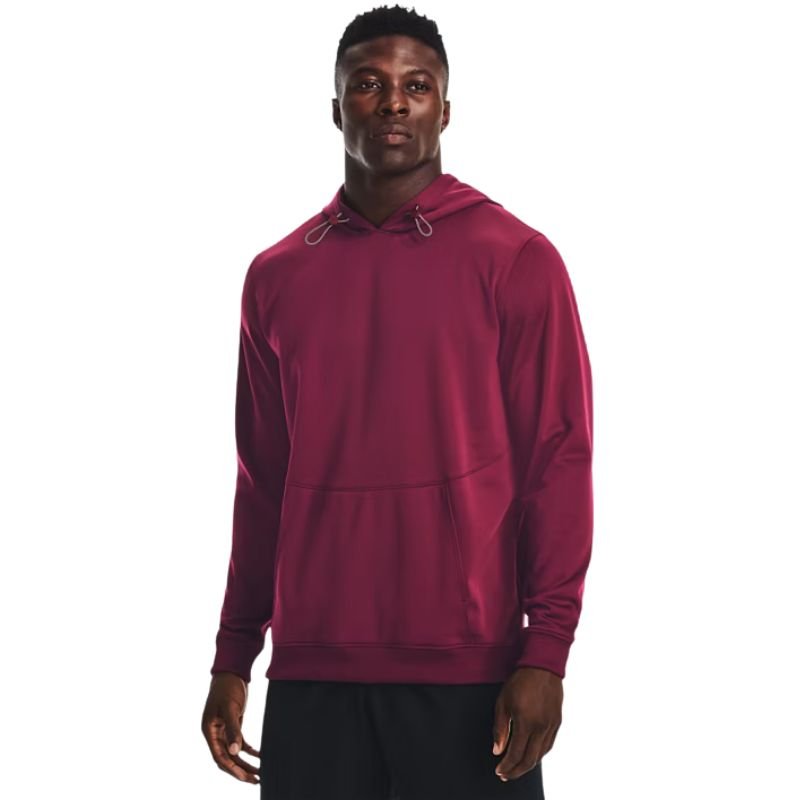 Under Armour Fleece Storm Hoodie Maroon White
