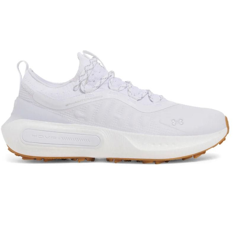 Under Armour Phantom Fore Spikeless Golf Shoes White Halo Grey Medium