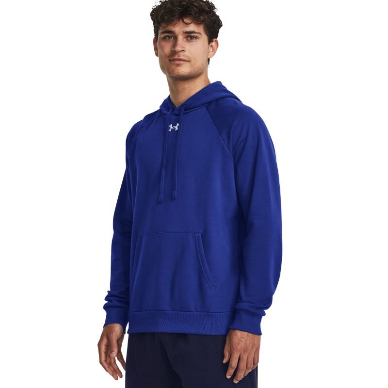 Under Armour Rival Fleece Hoodie Royal White