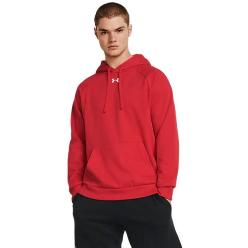 Under Armour Rival Fleece Hoodie Red White
