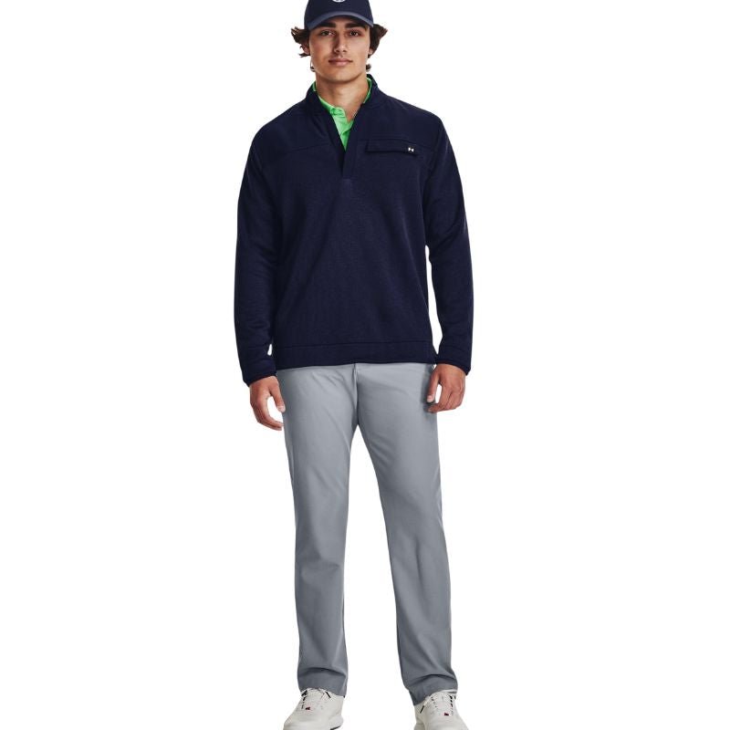 Under Armour Storm SweaterFleece 1/2 Zip Navy MEDIUM