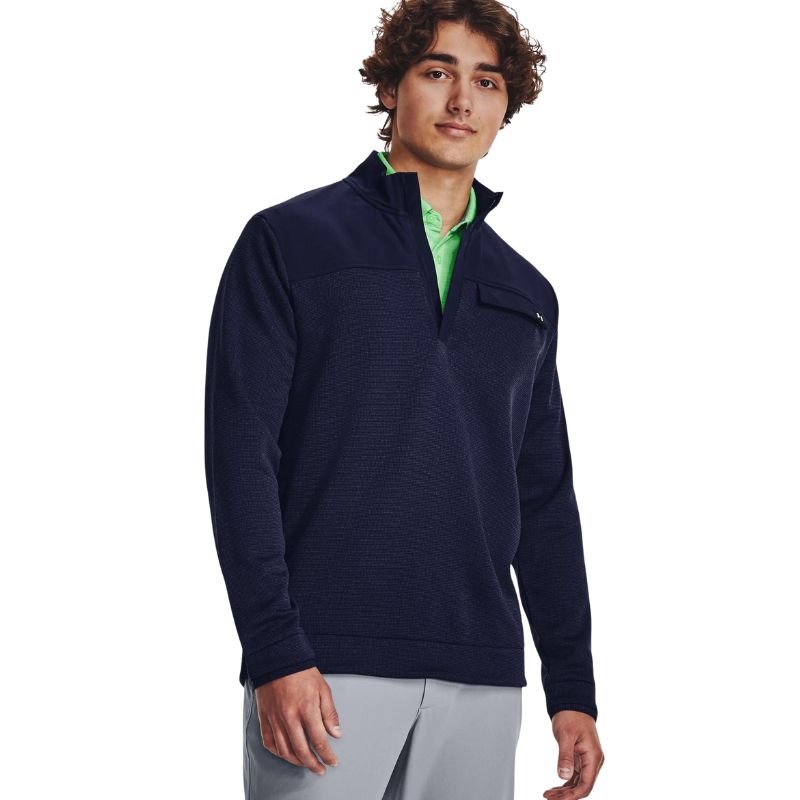 Under Armour Storm SweaterFleece 1/2 Zip Navy MEDIUM