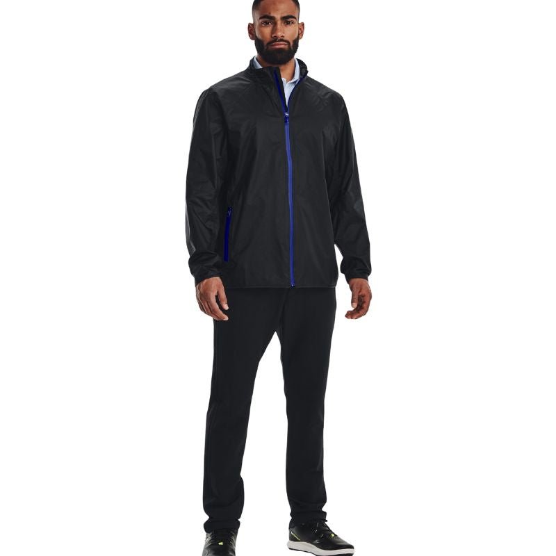 Under Armour Stormproof Repel Rain Jacket SMALL Black