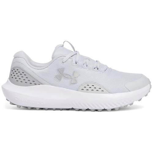Under Armour Surge Spikeless Golf Shoes Halo Gray Metallic Silver Medium