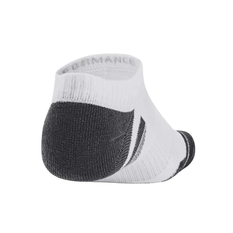 Under Armour Unisex Performance Tech No Show Socks - 3 - Pack White