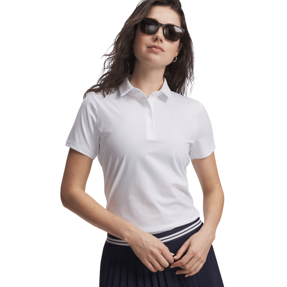 Under Armour Women's ArmourDry Polo White
