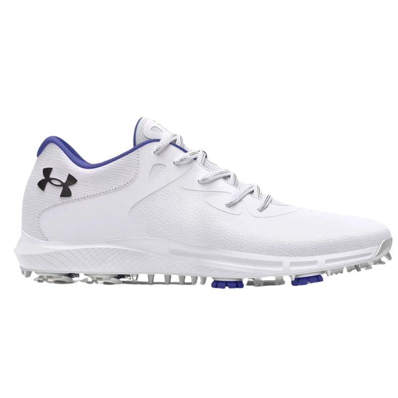 Under Armour Women's Charged Breathe 2 Golf Shoes White Purple Medium