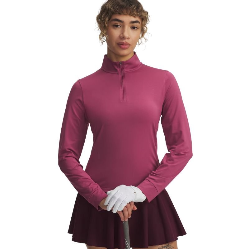 Under Armour Women's Drive 1/4 Zip Fuchsia Dusk