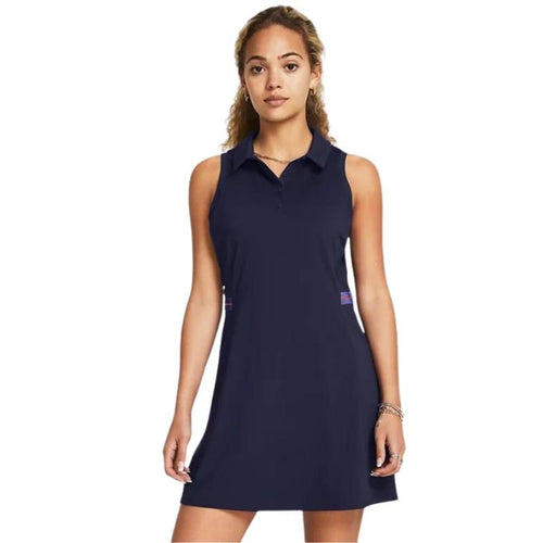 Under Armour Women's Empower Golf Dress Midnight Navy/Starlight SMALL