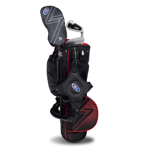 U.S Kids UL7 3-Club Golf Set - 39"-42" - Red Red 39" - 42"