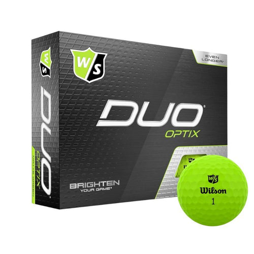 Wilson Duo Optix Golf Balls Green