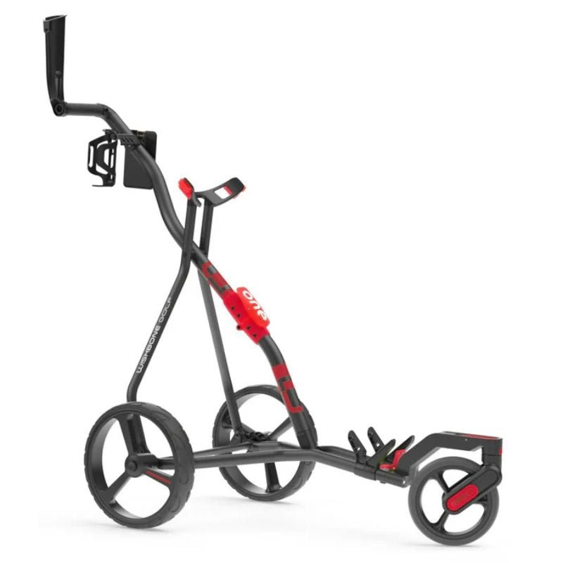 Wishbone One Megalite 3 - Wheel 360 Push Cart Black/Red