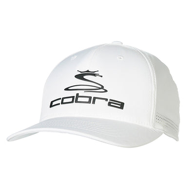 Cobra 2021 Pro Tour Stretch Fit Cap Hat Cobra White S/M