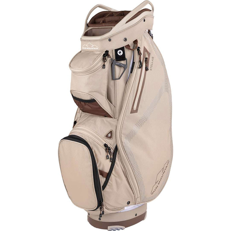 Sun Mountain 2023 Women's Stellar Cart Bag Cart bag Sun Mountain White/Taupe/Java  