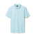 FootJoy Junior Striped Pique Self Collar Polo - Previous Season Style Kid's Shirt Footjoy White/Light Blue SMALL