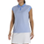 FootJoy Women's Cap Sleeve Pinstripe Polo - Previous Season Style Women's Shirt Footjoy Blue Jay XS