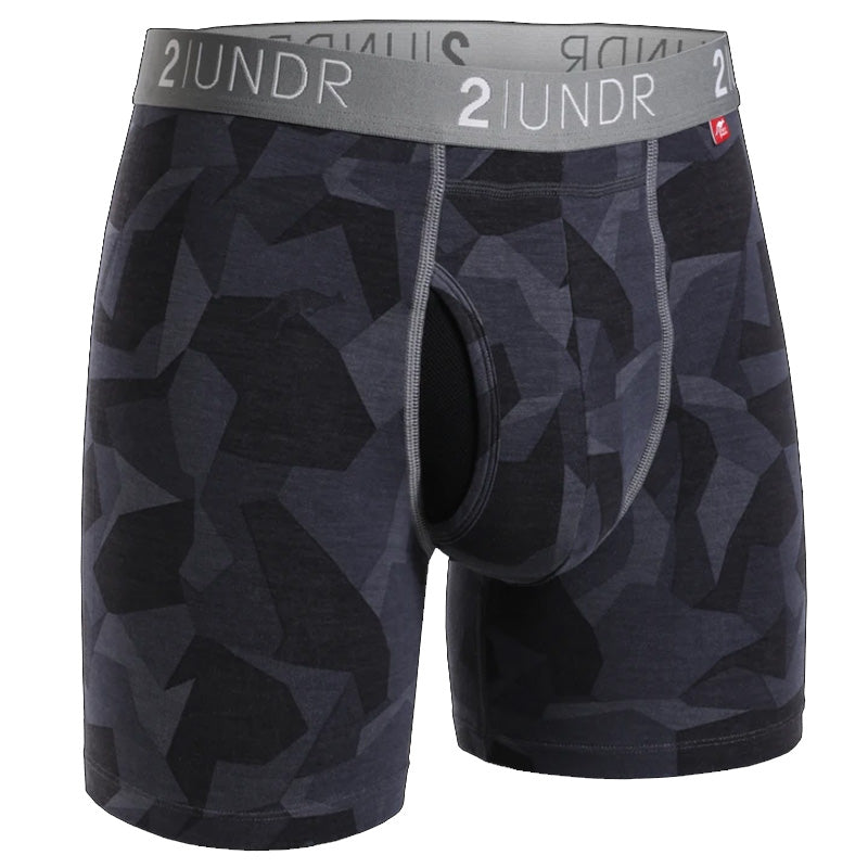 2UNDR Swing Shift Boxer Brief Underwear 2UNDR Black Camo MEDIUM 