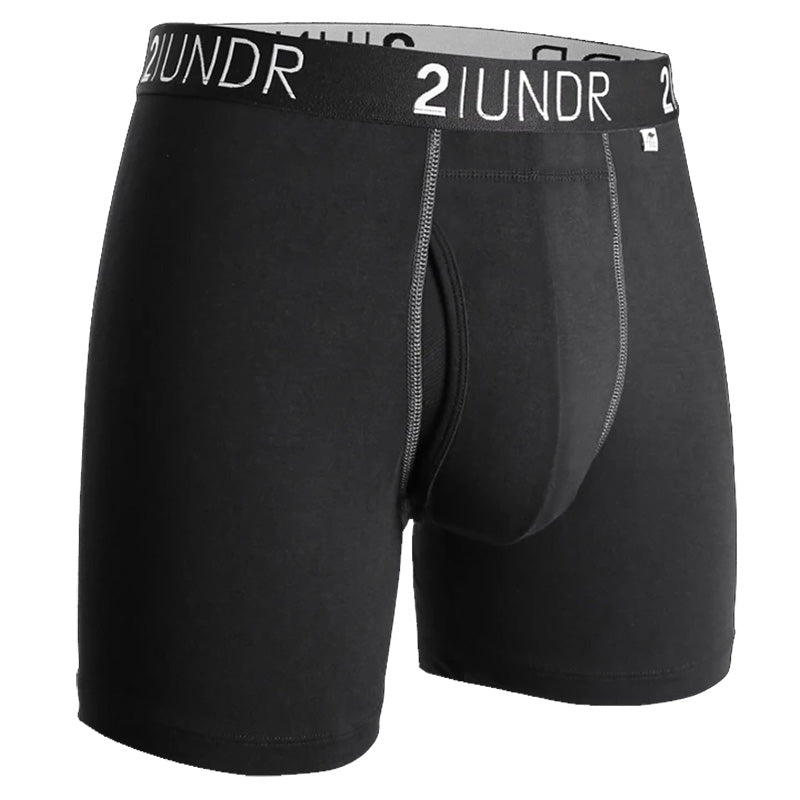 2UNDR Swing Shift Boxer Brief Underwear 2UNDR Black MEDIUM 