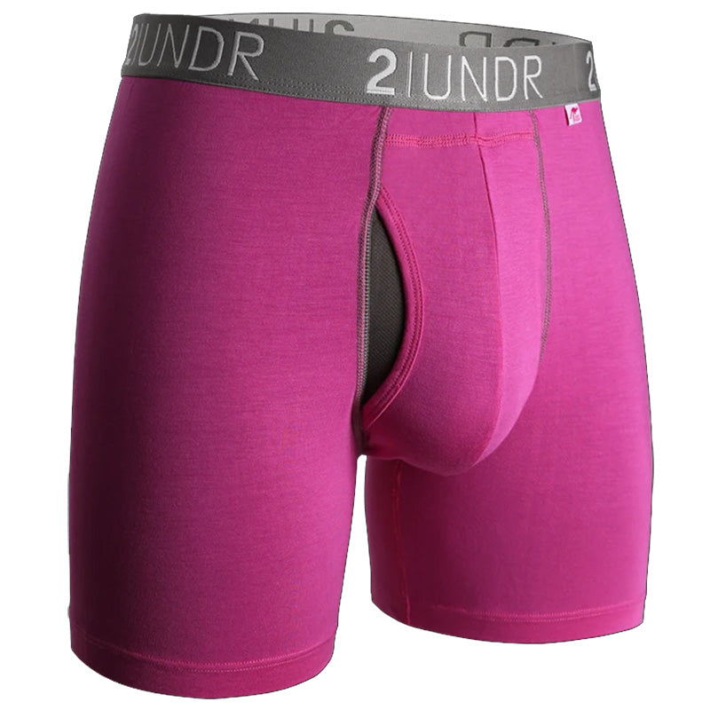 2UNDR Swing Shift Boxer Brief Underwear 2UNDR Pink LARGE 