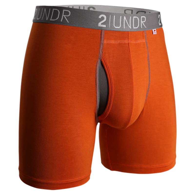 2UNDR Swing Shift Boxer Brief Underwear 2UNDR Orange MEDIUM 