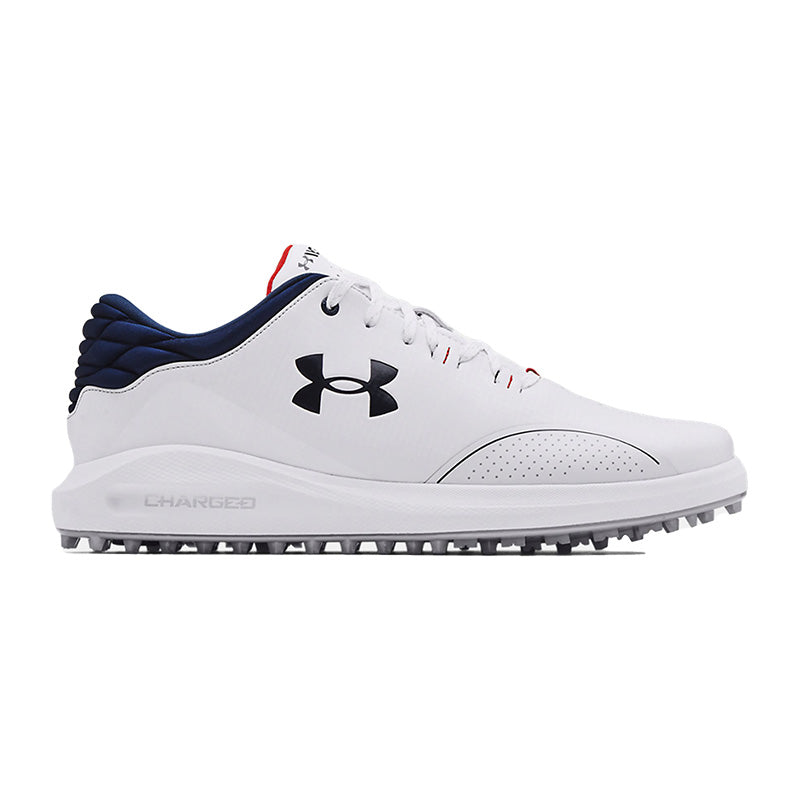 Under Armour Draw Sport Spikeless Golf Shoes Men's Shoes Under Armour White Medium 7