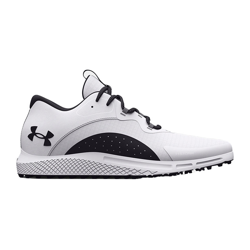 Under Armour Charged Draw 2 Spikeless Golf Shoes Men&#39;s Shoes Under Armour White Medium 8