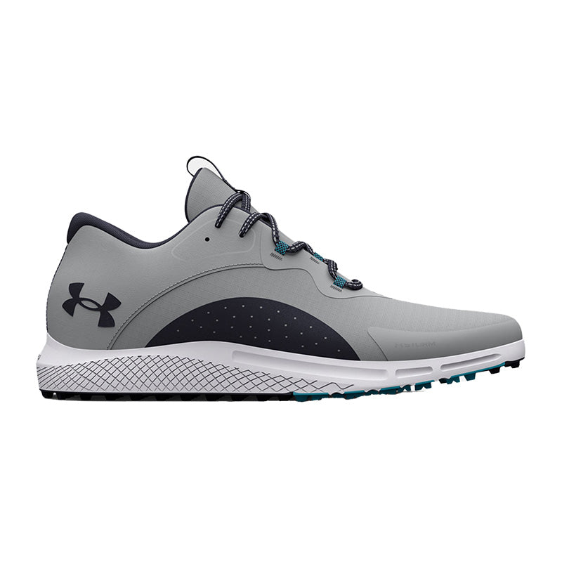 Under Armour Charged Draw 2 Spikeless Golf Shoes Men&#39;s Shoes Under Armour Grey Medium 8