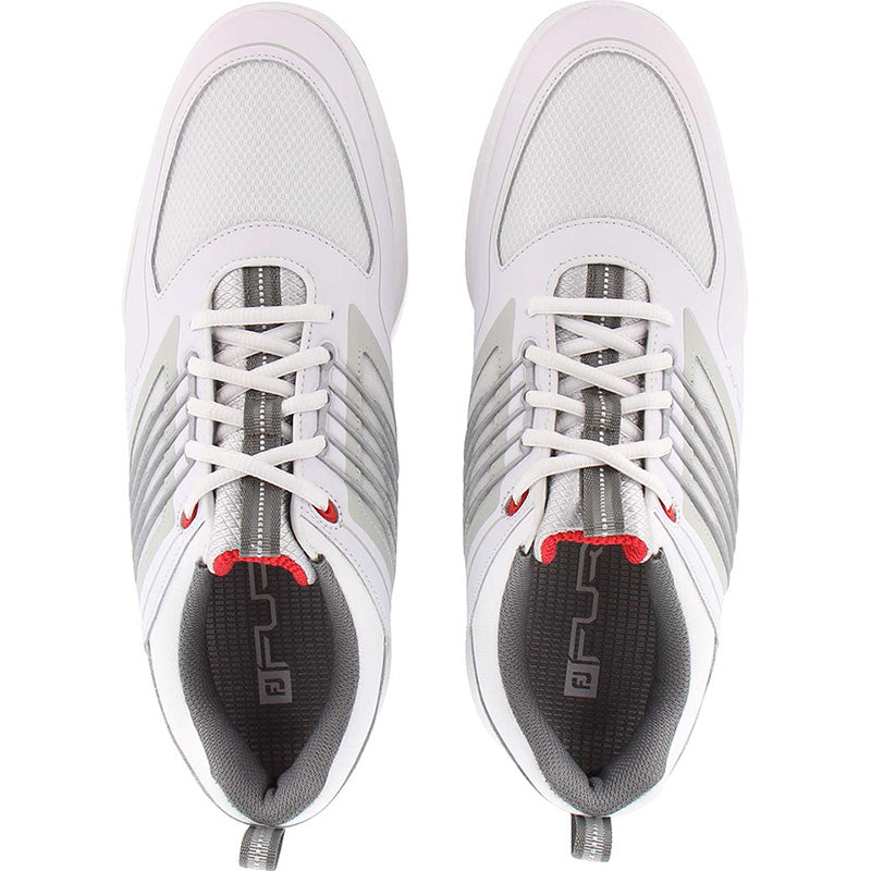 Footjoy Fury Golf Shoes - White - Previous Season Style Men's Shoes Footjoy
