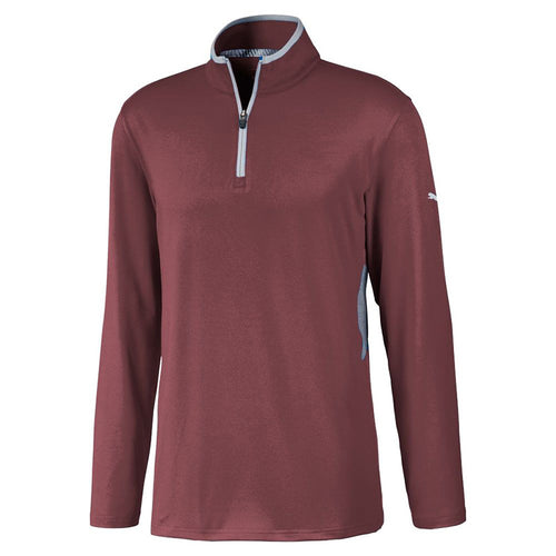 Puma Rotation Golf 1/4 Zip Maroon