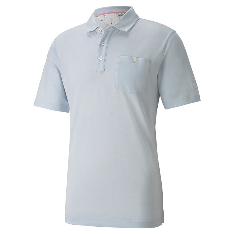 Puma Signature Pocket Polo Men&#39;s Shirt Puma Blue SMALL 